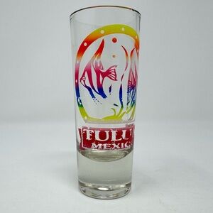 Rainbow Tropical Fish Tulum Mexica Tall Shot Glass